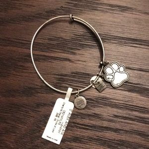 SOLD. Alex and Ani dog paw bracelet. NWT.
